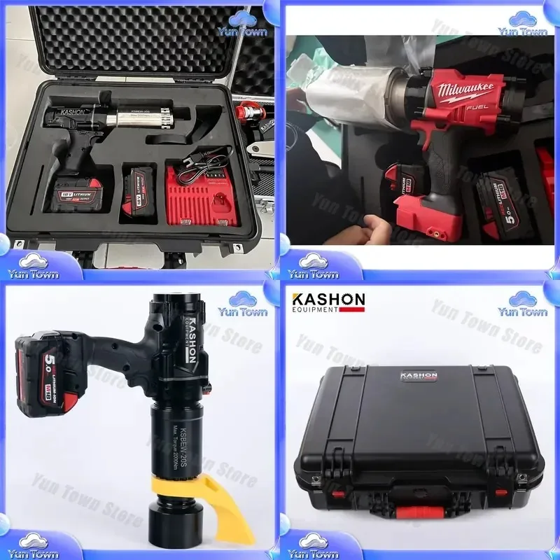 for Railway Maintenance Tools 2000Nm Digital Display Rechargeable Torque Wrench for Train Track Bolt Tightening and Fastening