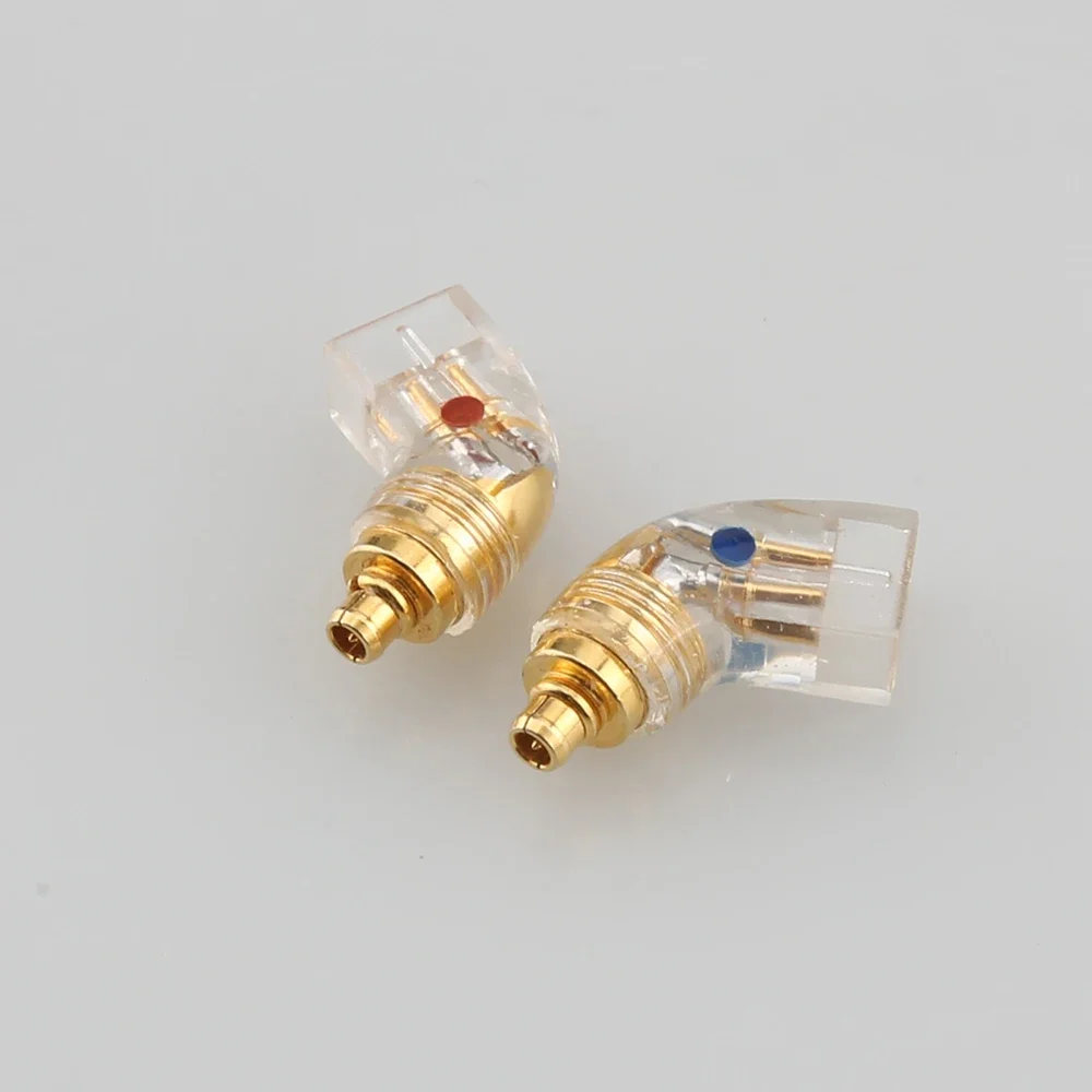 Audiocrast Pair Headphone Plug Male to MMCX Female Converter Adapter A2DC to MMCX Cable Accessory for Audio Equipment