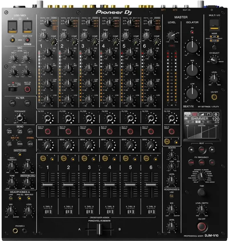 

НОВИНКА НА СКЛАДЕ РАСПРОДАЖА НА новый 6-канальный профессиональный клубный DJ-микшер DJM-V10/