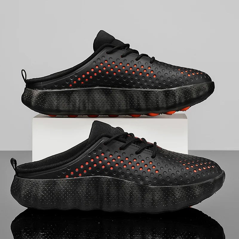 

Men's Casual Shoes Breathable Slip On Walking Sneakers Non Slip Lightweight Slippers Slides Indoor Outdoor Beach Footwear Summer