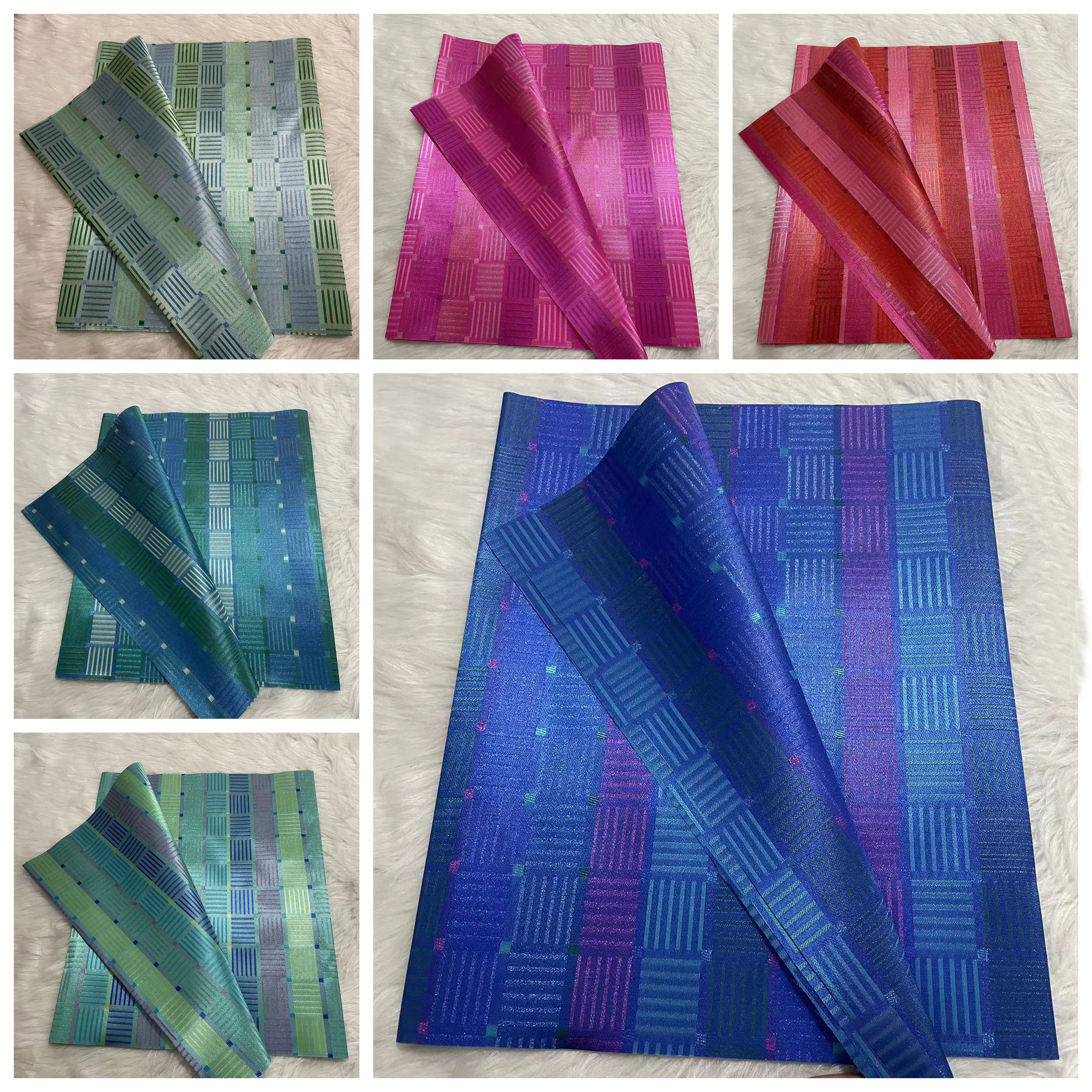 High Quality Nigerian SEGO Gele Headwrap 2-Piece Set - Luxury African Head Tie for Weddings and Special Occasions DIY Outfits