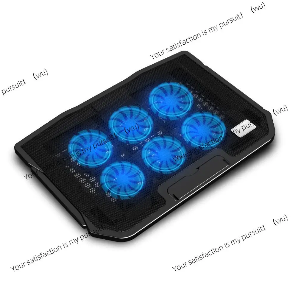 2 USB ports, 6 cooling fans, laptop cooling pads for 14/15.6-inch laptops
