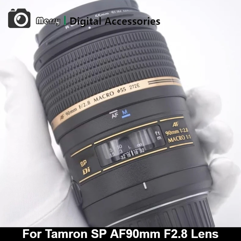 

95% новый оригинальный макрообъектив с фиксированным фокусом для Tamron SP AF90mm f/2.8 Di MACRO1:1(272E) для Sony, Canon EF, Nikon F Mount