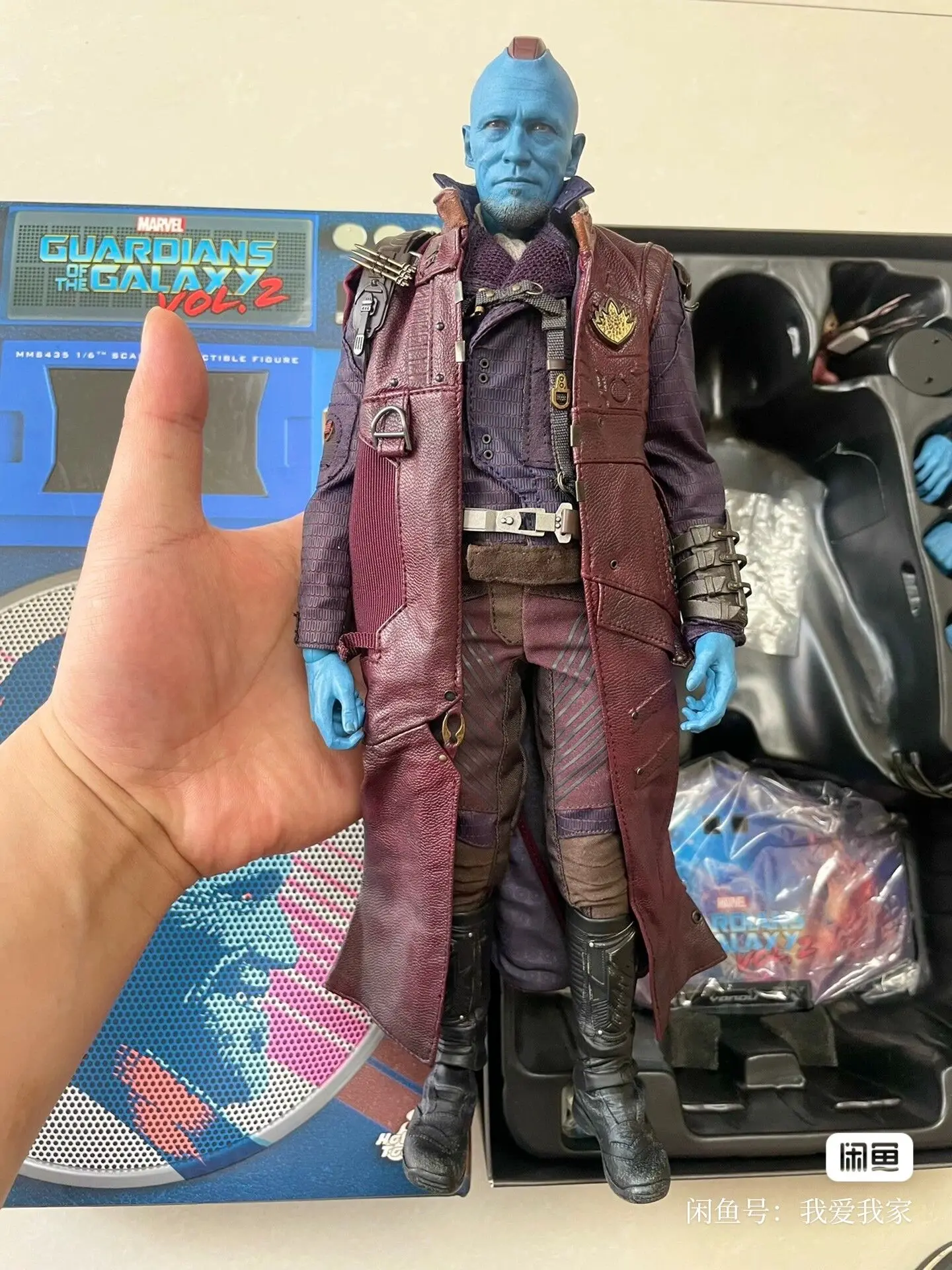 Hottoys  1/6 Mms435/436 Marvel Guardians Of The Galaxy 2  Yon Du Figure Deluxe Version Toys Action Spot Hottoys Birthday Gifts