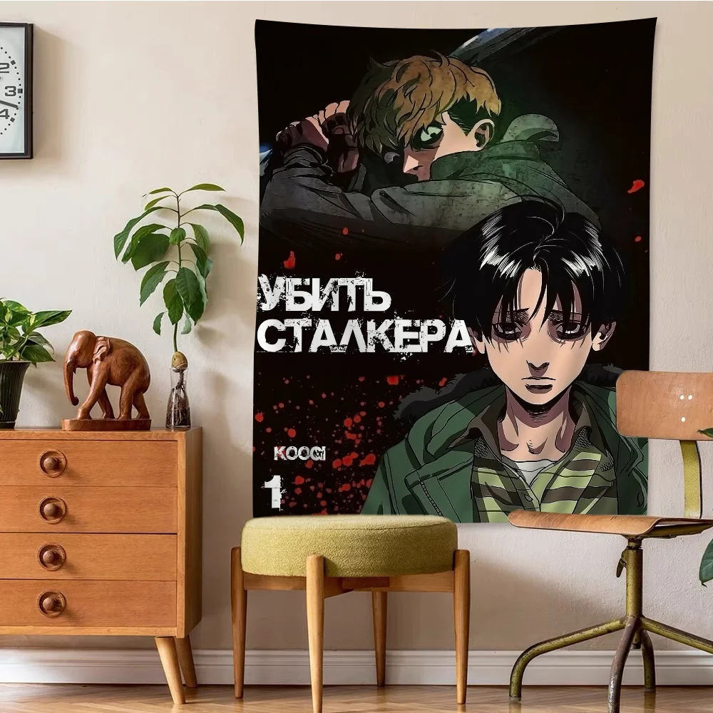 Killing Stalking Cartoon Tapestry Bohemian Wall Tapestries Mandala Home Decor