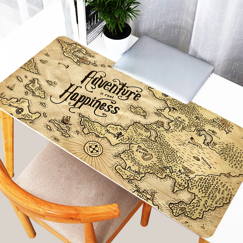 E-sports Players Mouse Pad Smooth Office Desk Mats Large XXL keyboard pad Gaming Accessories Game Map MousePads Laptop Desk Mat