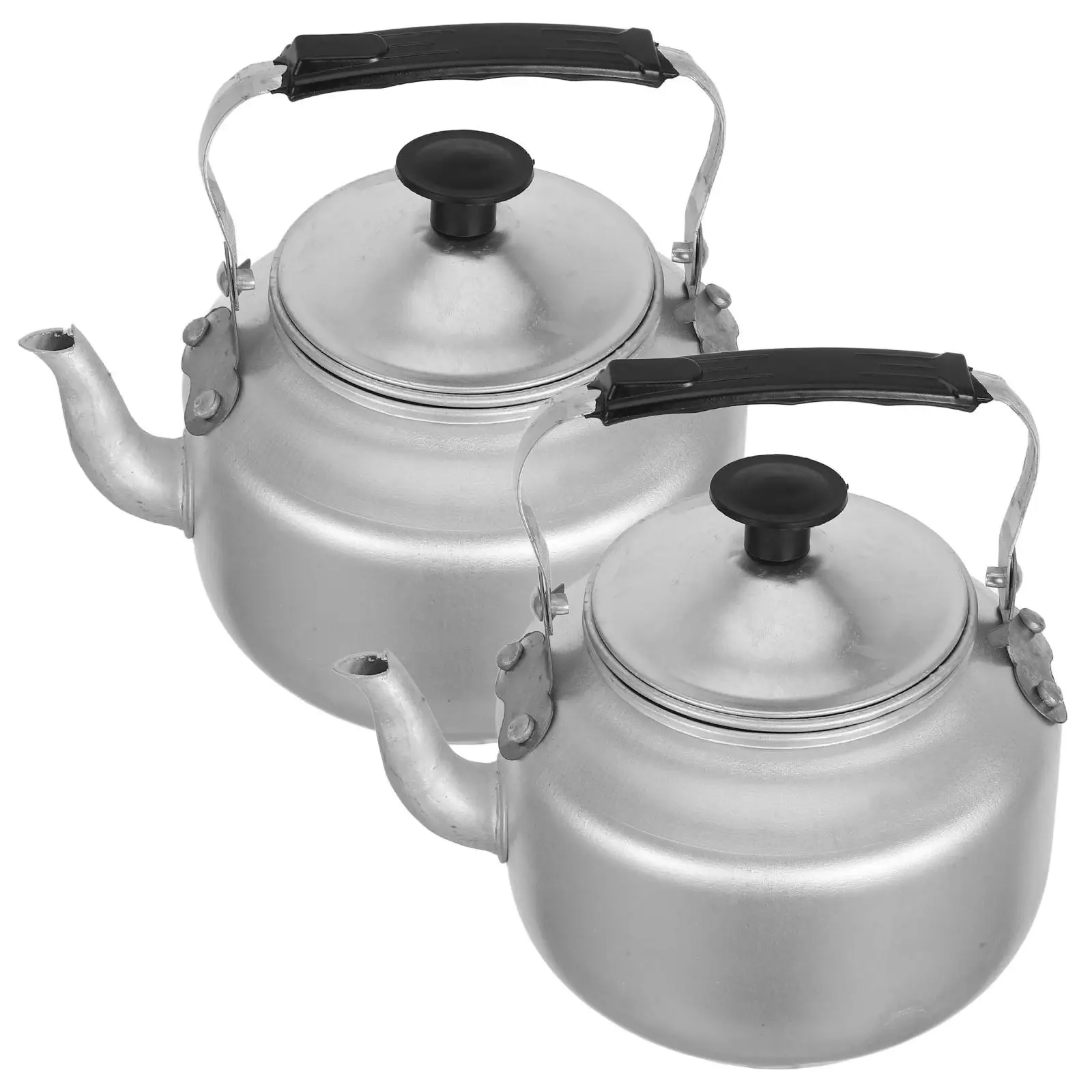

2 Pcs Vintage Teapot For Stovetop Water Kettle Handle Kettles Boiling Teakettles Jugs