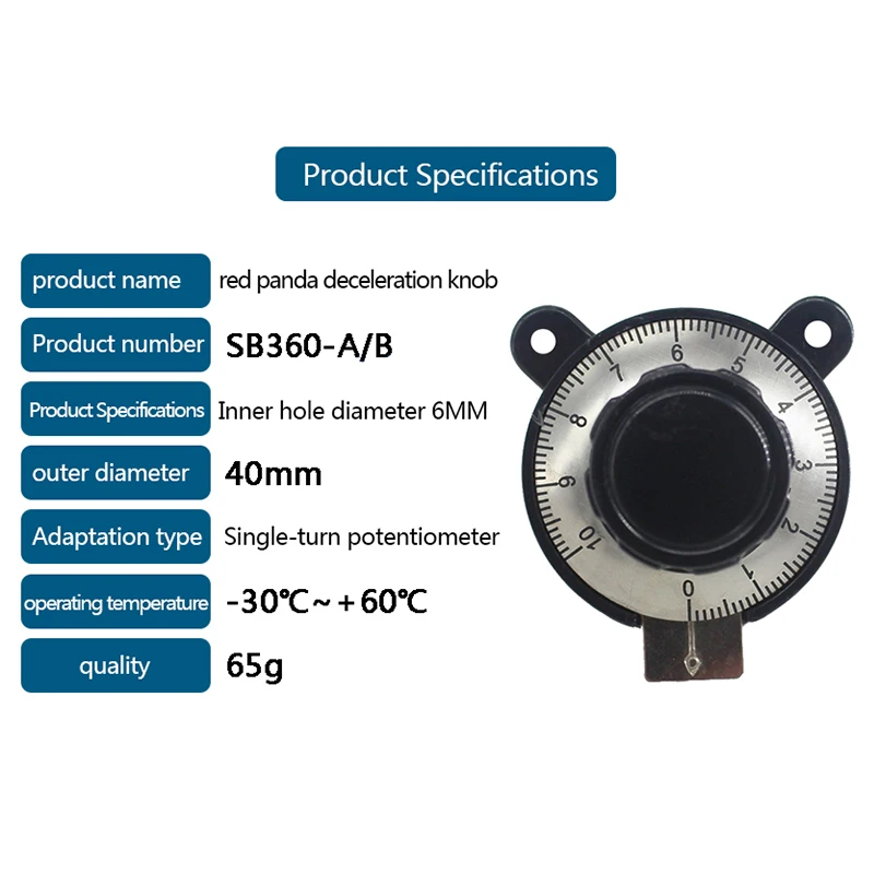 1pc RV24YN Series Button Linear Digital Knob SB360 RV30YN Potentiometer Switch Knob Hole Diameter 6mm