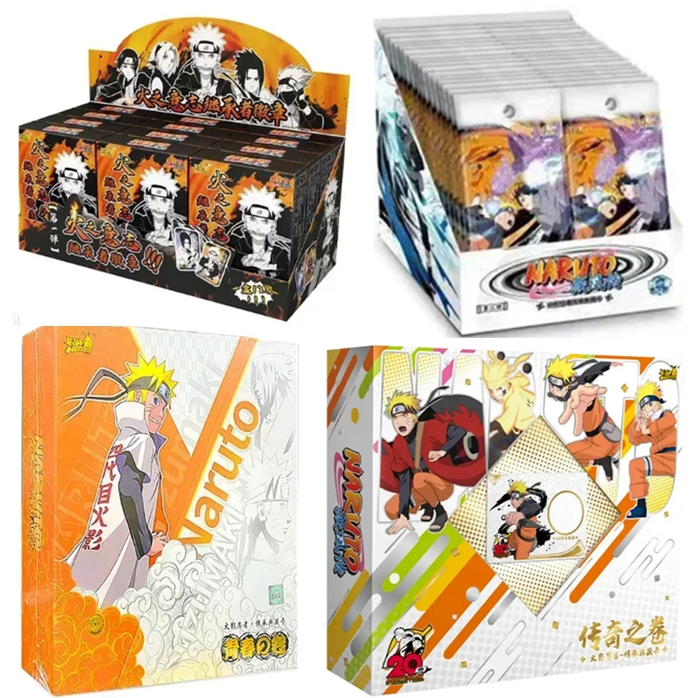 

KAYOU Naruto Card Heaven and Earth Scroll Box Youth Gift Box Successor Badge Uzumaki Naruto Shippuden Collection Card