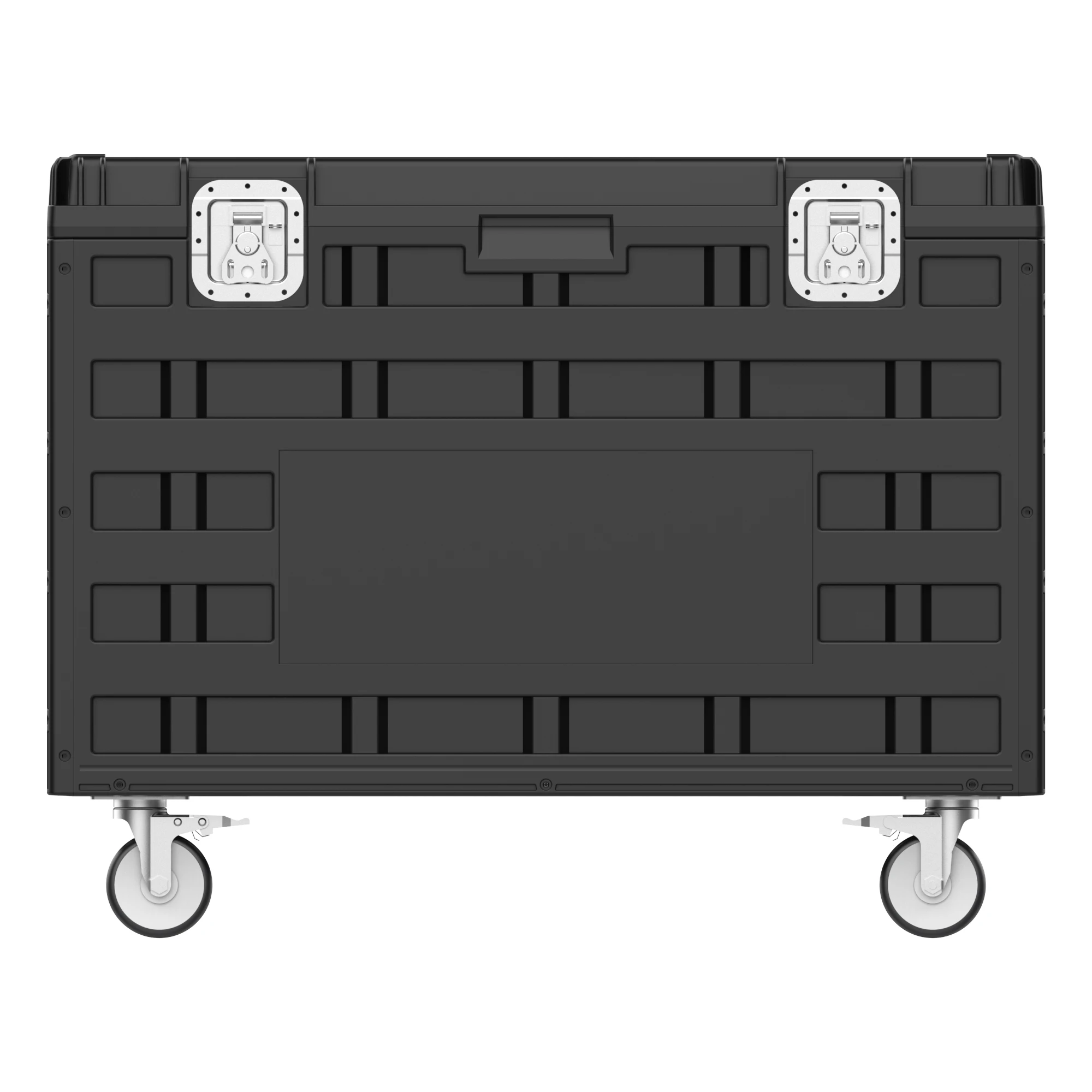 Shockproof Plastic Hard Flight Case, Wheeled, for Stage Lights, Protective Travel Box, Durable Transport Case