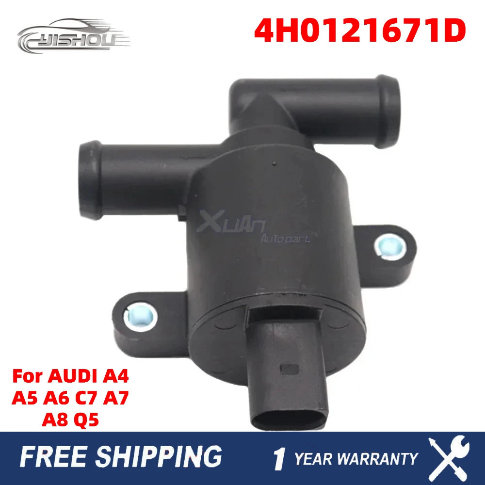 4H0121671B جديد جيد سخان صمام التحكم 4H0121671D لأودي A4 A5 A6 C7 A7 A8 Q5 VW جولف 7 باسات B8 صمام الملف اللولبي التبريد #1