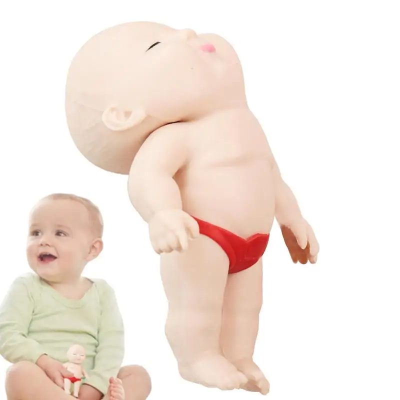 

Squish Stress Doll Soft Realistic Life-Like Babies Doll Funny Gifts For Friends Slow Rising Toy De-Compression Simulation Toys