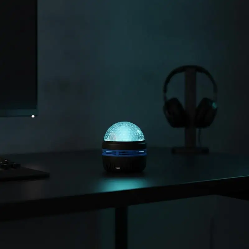 LED Galaxy Star Moon Projector Night Light USB Rotating Lamp 360° Rotation for Home Party Holiday Decor