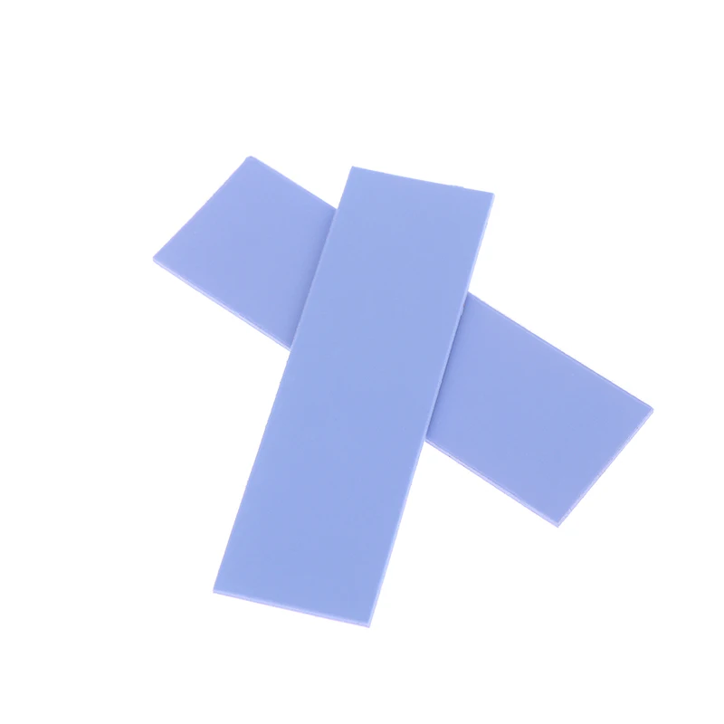 再利用可能なシリコン熱放散パッド,1 mkあたり6.0 wのm.2サーマルパッド,GPU冷却,10個