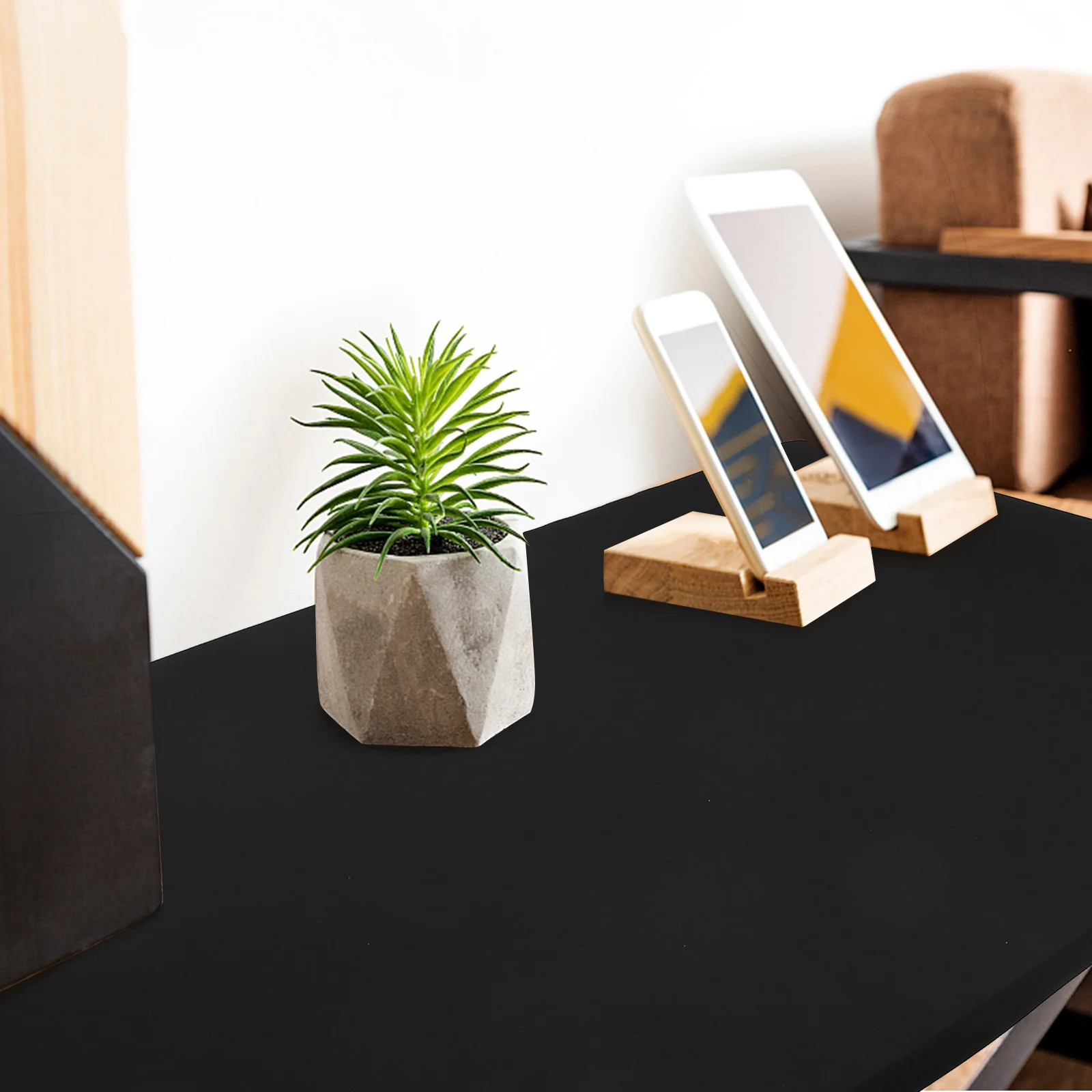 

Elastic Outdoor Party Tablecloth Cover Picnic Camping Wipeable Easy Install Durable Stain Resistant for Home Office Hotel Fitted