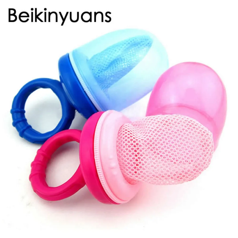 Baby Feeding Bite Cup Environmental Protection Net Pocket Safety Baby Supplement Chewing Chupeta feeding cup Alimentadora