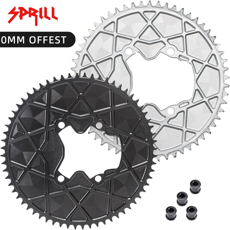 

PASS QUEST Bicycle Chainring 54T-66T 5mm Thickness Fully Sealed Positive/Negative Gearing Compatible R8100 Bicycle Accessorie