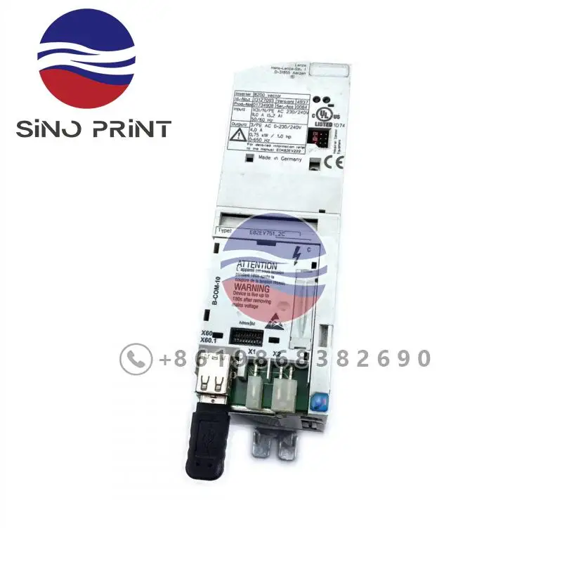 E82EV751_2C Frequency Converter E82V7512C Frequency Drive For Stahl Folding Machine Parts Frequency Inverter Drive