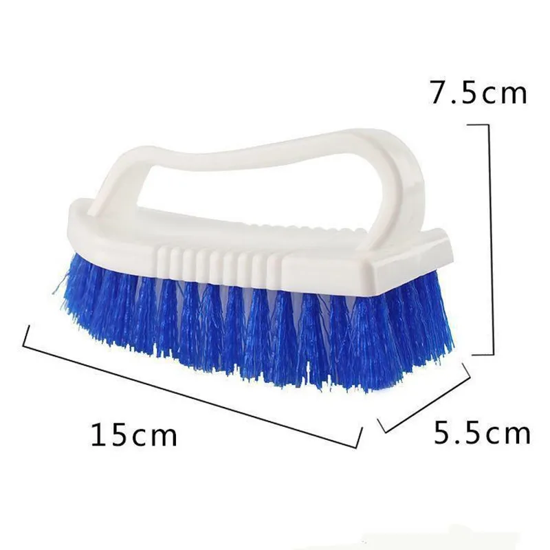 Scrubbing Brush Hard Bristle Laundry Clothes Shoes Scrub Brush Large Plastic Hands Cleaning Brush for Kitchen Bathroom