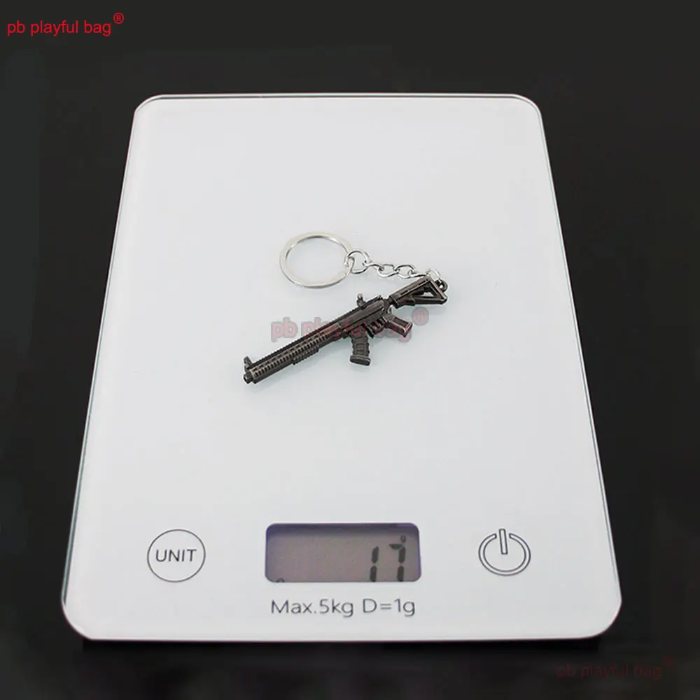 Mini MK47 Mały Model Broni Zabawka Stopowy Brelok Dekoracja 8cm Akcesoria do Gier Figurki Akcji Zabawka dla Dzieci Prezent na Boże Narodzenie ZG415