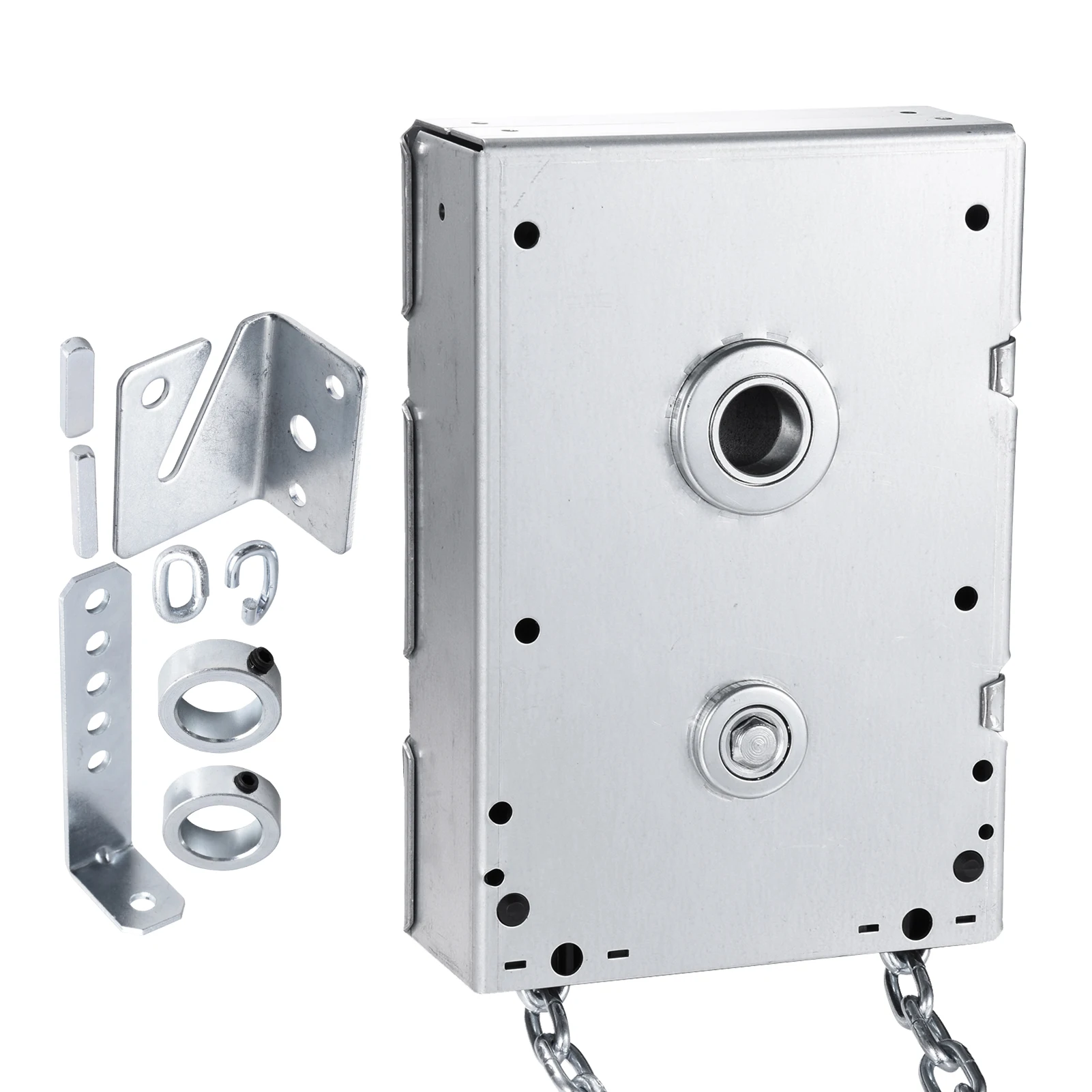 

26ft Garage Door Chain Hoist, Heavy Duty Roll up Door Opener, Fix and Repair Garage Opener Hardware Part for Workshop Warehouse