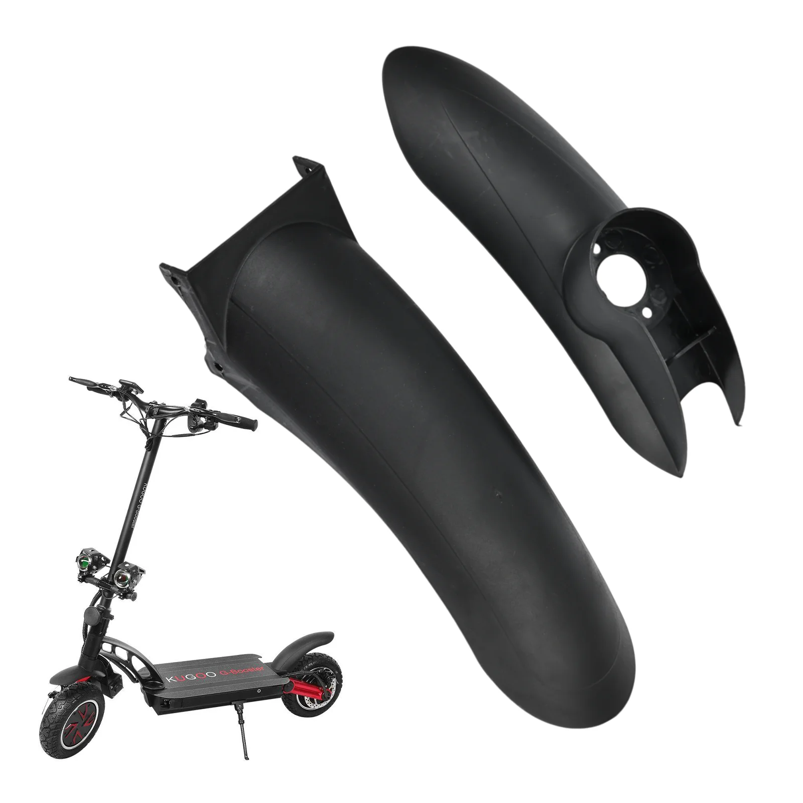 Original Front Rear Fender for KUGOO G-Booster Electric Scooter Motor Wheel Fender Plastic Splash Guard Replacement Parts