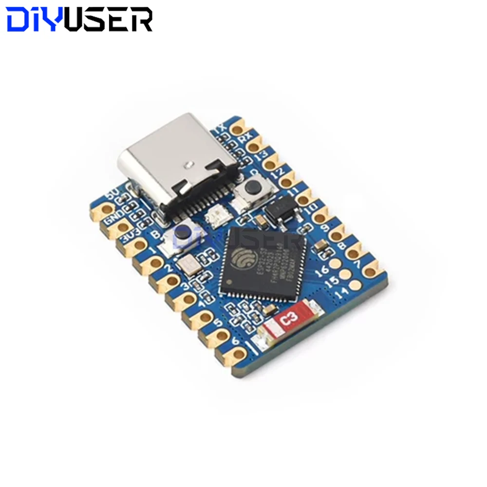 Płytka rozwojowa ESP32-S3-Zero WiFi Bluetooth LE Ultra-kompaktowa SMD 4MB Flash dla Arduino/Raspberry Pi z adapterem
