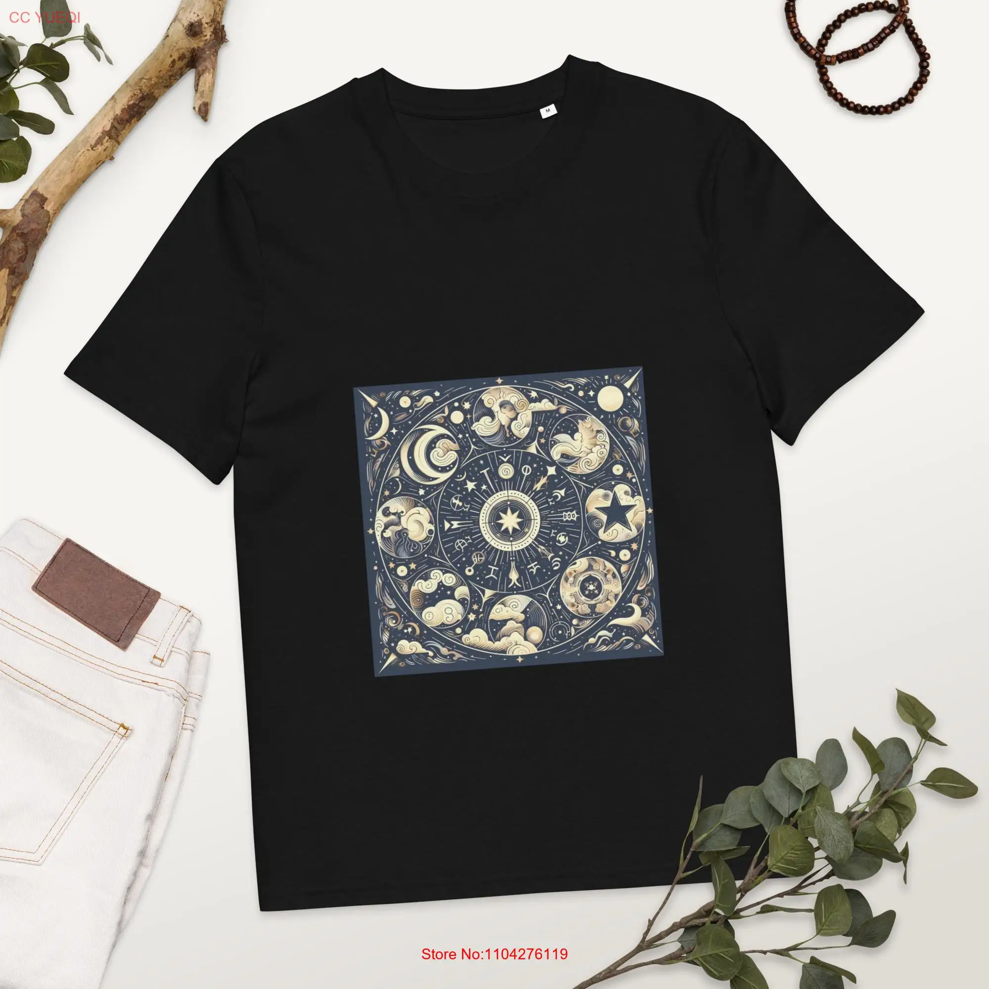 Astrology Zodiac Signs T Shirt Celestial Constellations Personalized Horoscope Star Sign long or short sleeves