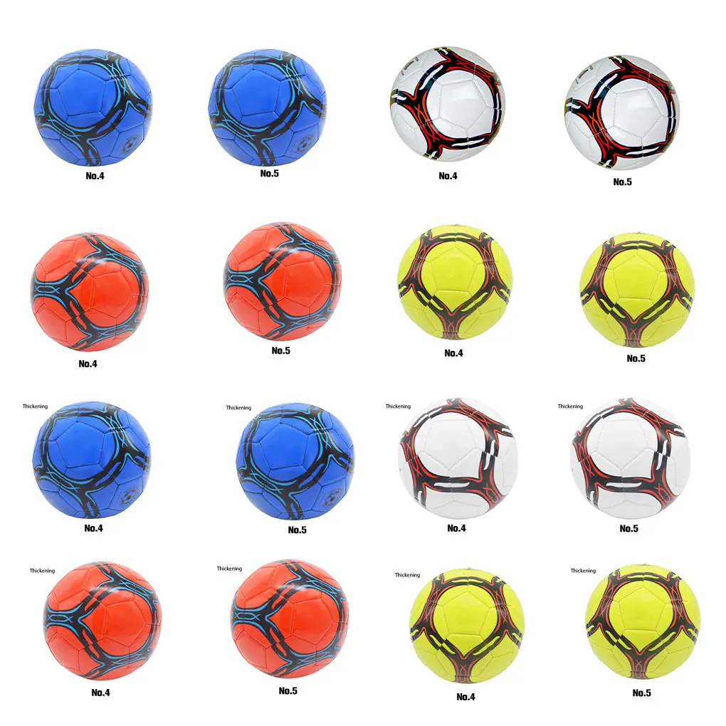PVC Official Soccer Ball Durable And Widely Used For Games And Training Wear Resistant Ball Official Portable Thicked