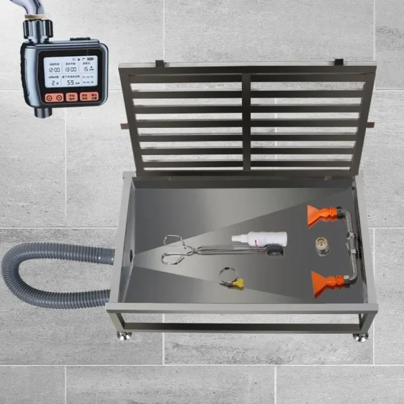 Automatic cleaning of straight sewer, anti-stepping on feces, medium and large dog pet urine potty