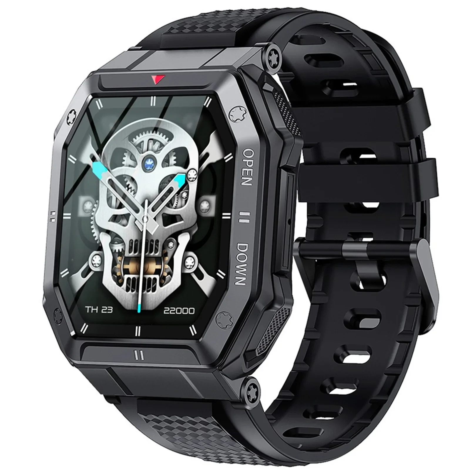 

Новые мужские черные умные часы для Android Ios, Bluetooth-вызов, водонепроницаемые спортивные умные часы с искусственным интеллектом, браслет для фитнеса на открытом воздухе