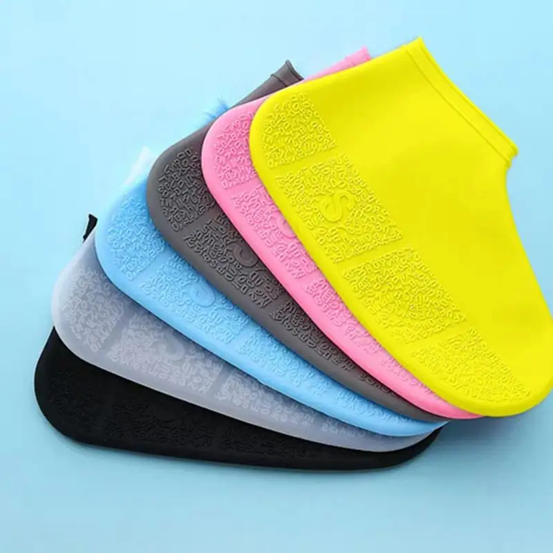 Waterproof Shoe Covers Silicone Material Unisex Protectors for Rainy Days