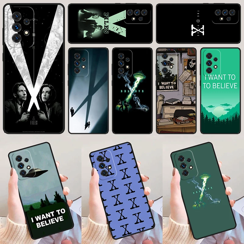 The X Files TV Series Bumper For Samsung A52 A72 A73 A20e A21S A50 A70 A11 A12 A42 A31 A40 A51 A71 A32 A80 A91 Phone Case Cover