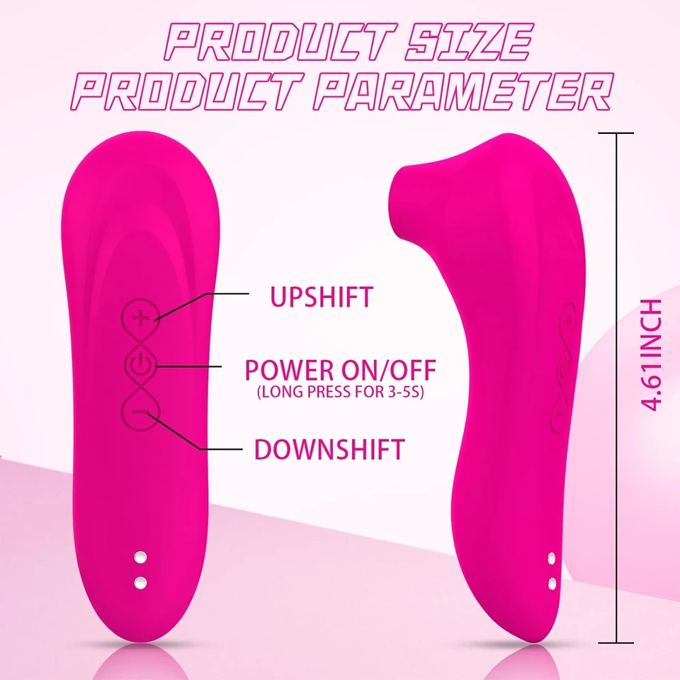 Sucking Vibrator Adult Sex Toys Female Nipple Oral Vacuum Massager Clitoral Vibrator Dildo Masturbator Adult Sex Toys for Women image 6