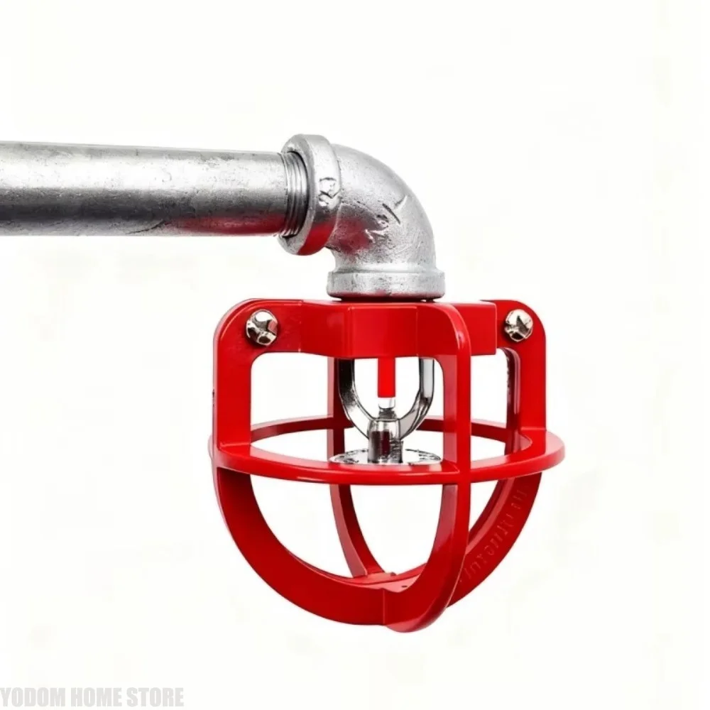 Protective Cage Fire Sprinkler Head Guard Cover for Commercial Residential Heads Installation No Disassembly Required