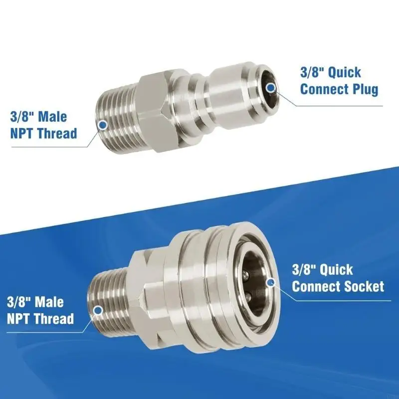

Leakproof 3/8 Ball Valves DN10 5000PSI Heavy Dutys Pressure Washer Replacement