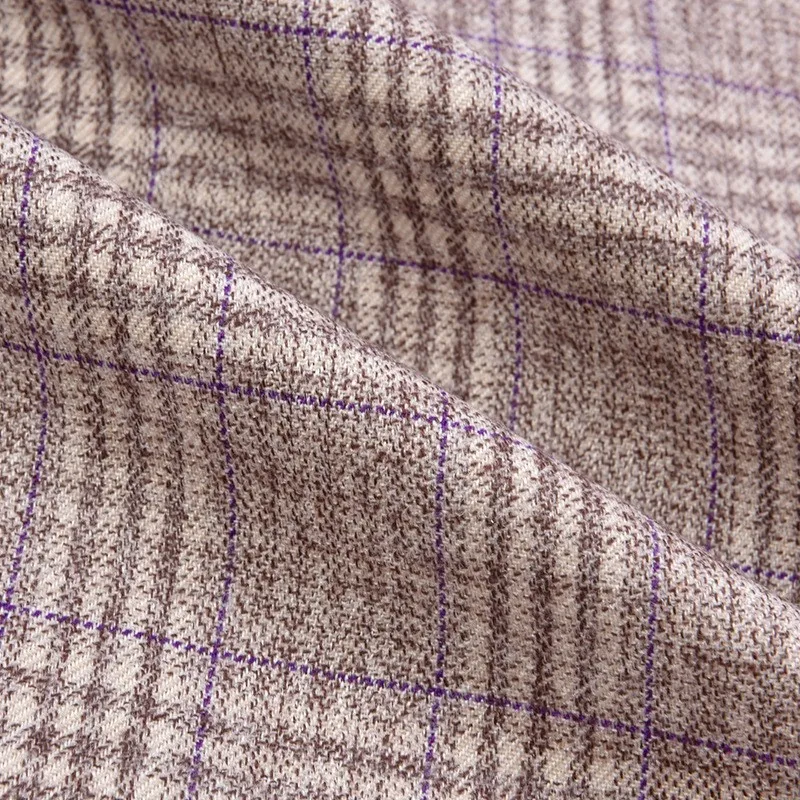 Suit fabric trench coat overcoat and trousers