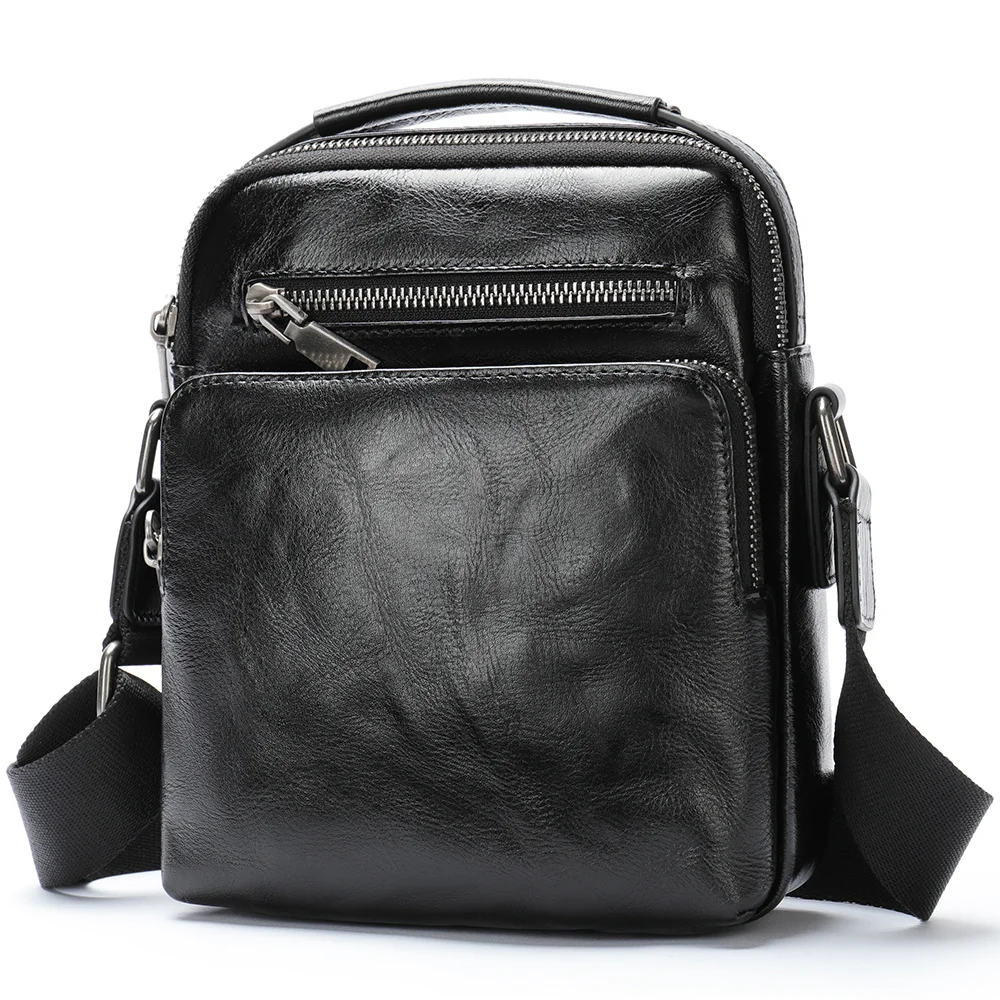 

Genuine Leather Men's Bags Fashion Casual Man Crossbody Messenger Bag Male Shoulder Bags Handbag For Husband My Orders