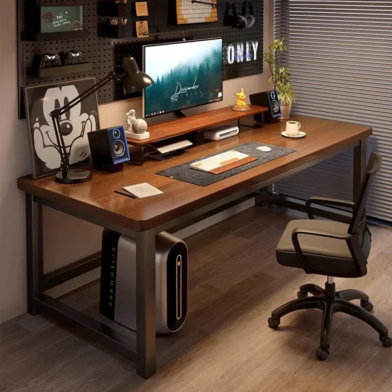 

Executive Laptop Study Computer Desks Standing Space Saving Corner Monitor Bedroom Computer Desks Office Bureau Meuble Furniture