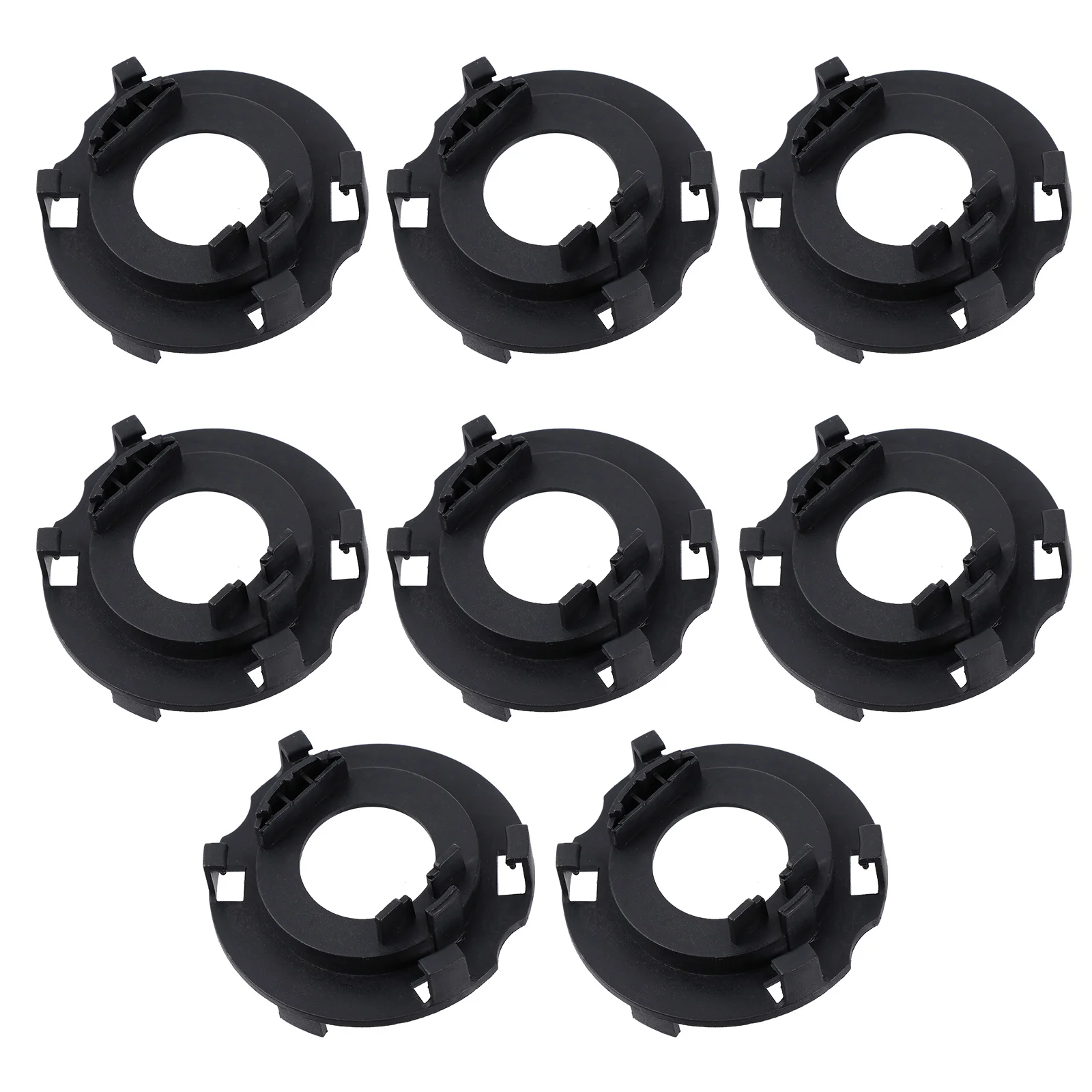 

8 Pcs Headlight Base Automotive LED Car Piano Holder Adapters Plastic Bulb Bracket