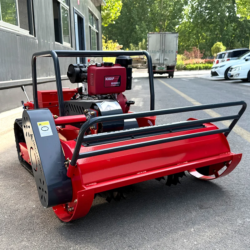 カスタマイズ可能なリモコン式芝刈り機ヨーク除草ロボット800/1000/1200mm様々な地形に適応メーカー直販