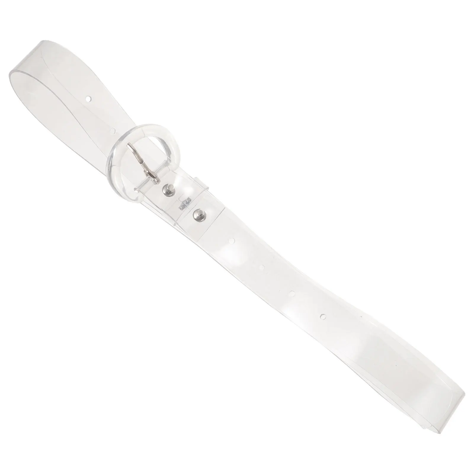 Clear Waist Belt Ladies Fashion Transparent Strap Comfortable Breathable Daily Wear Outfit Accessory Transparent Belt