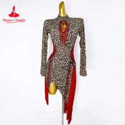 Latin Dance Competiton Dress for Women Rumba Chacha Tango Senior Costume Skirt Adult Children Latin Performance Dresses