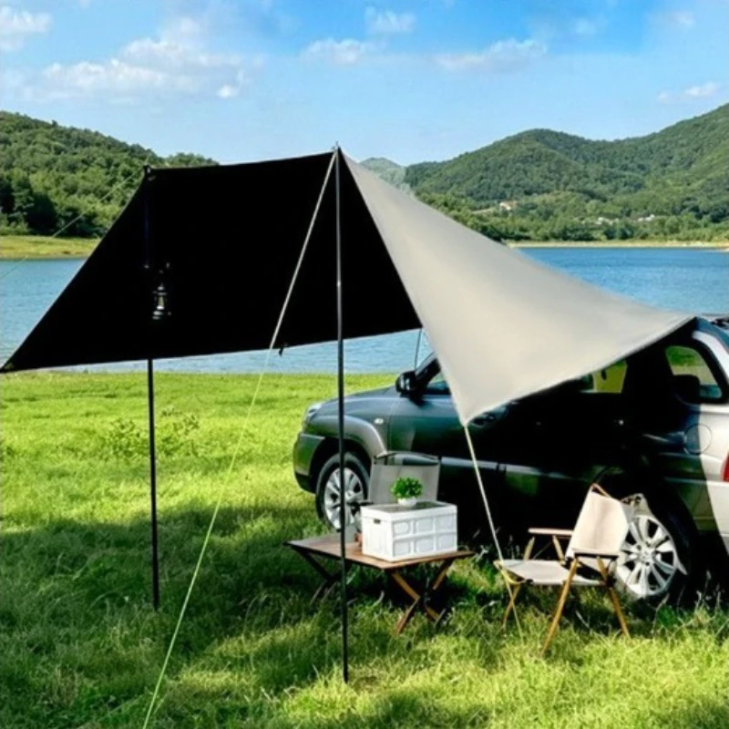 Car canopy Outdoor car camping Portable sunshade Vinyl canopy