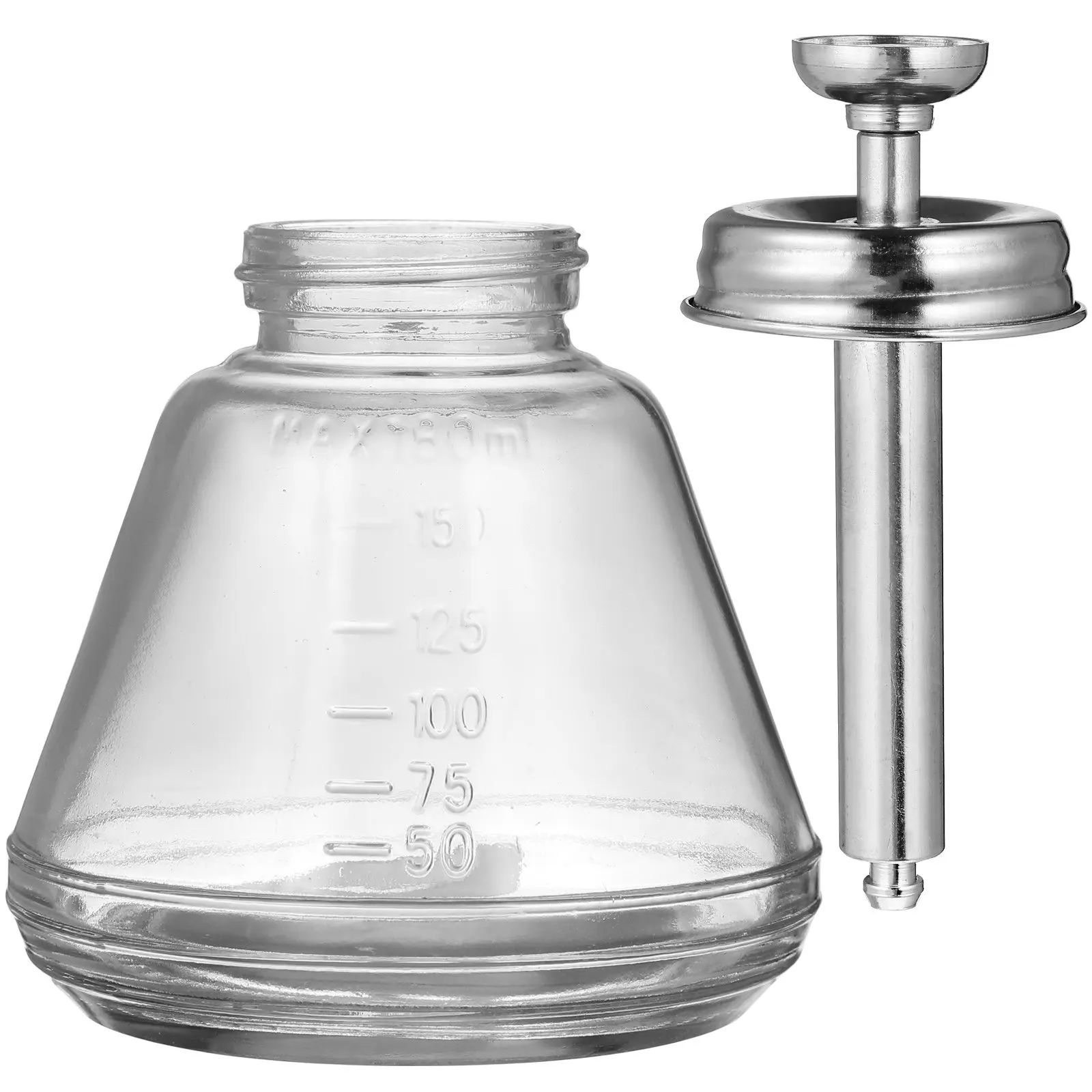 

Стеклянная бутылка-дозатор с помпой, прозрачная, герметичная, прочная, с нажимным механизмом, для жидкостей для нейл-арта