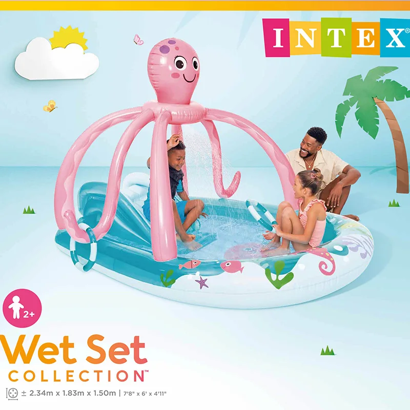 Octopus Slide Park Pool Inflatable Pool Ocean Ball Pool Children Small Family Swimming