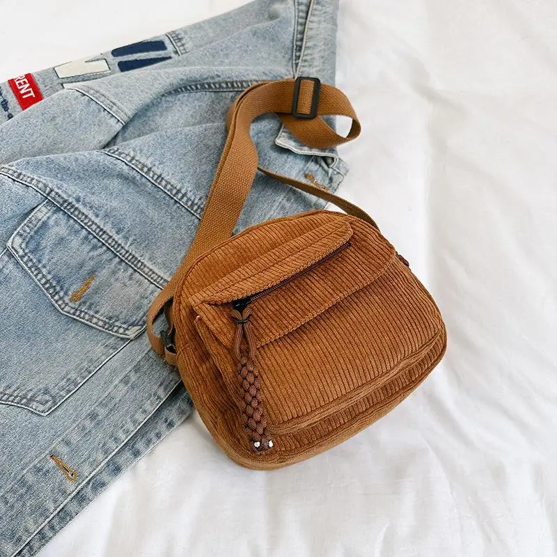 Crossbody Bag For Women Casual Style Zipper Closure Adjustable Strap Large Capacity Multi Pockets Messenger Bags Shoulder Purse