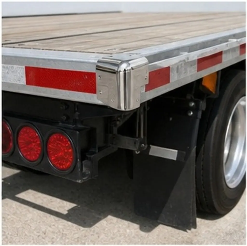 Stainless Steel Flatbed Corner Protector Metal Edge Guard for Truck Bed Cargo Protection Cold Storage Truck Corner Protector