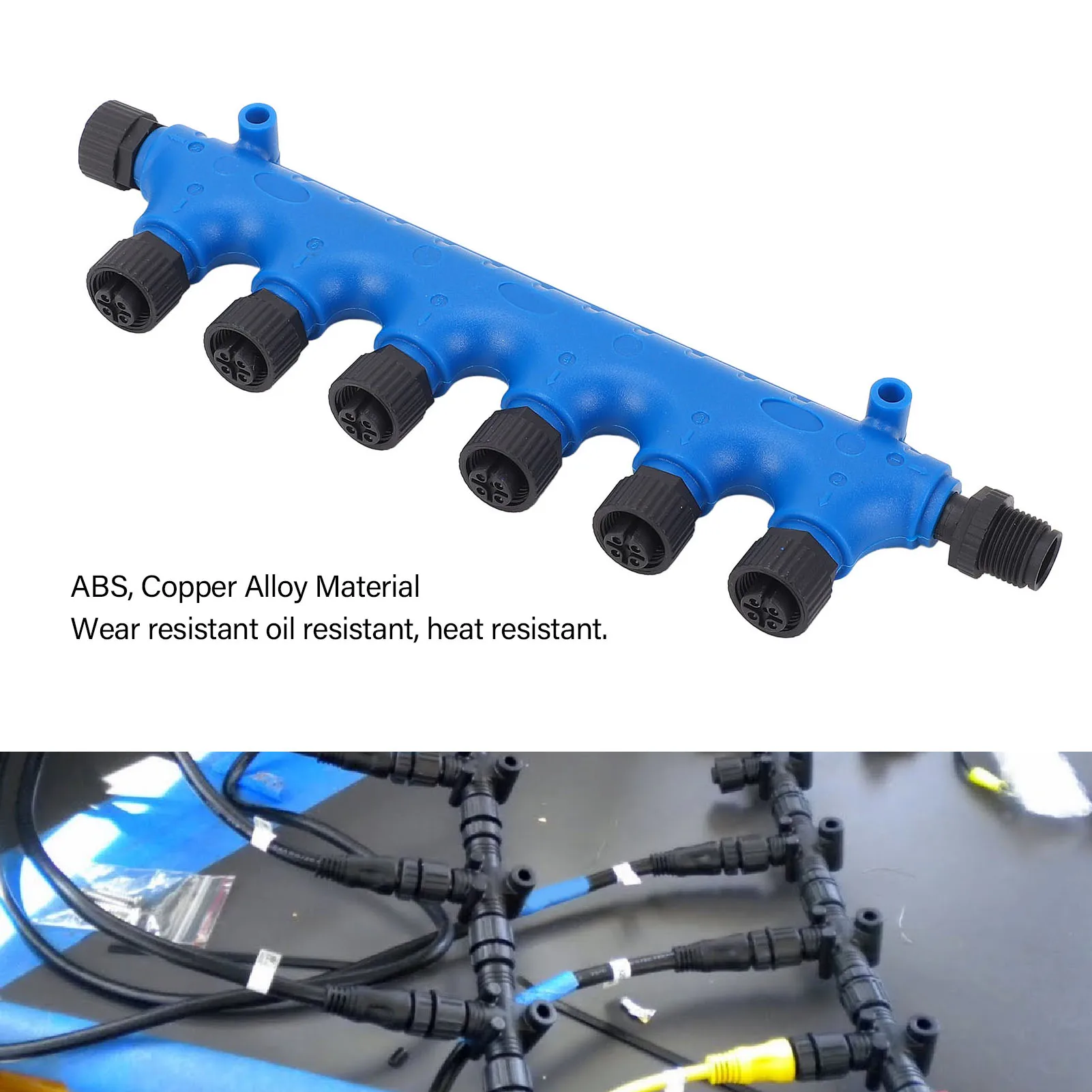 

6 Port T Connector For NMEA 2000 Networks Stable Connection JXHE
