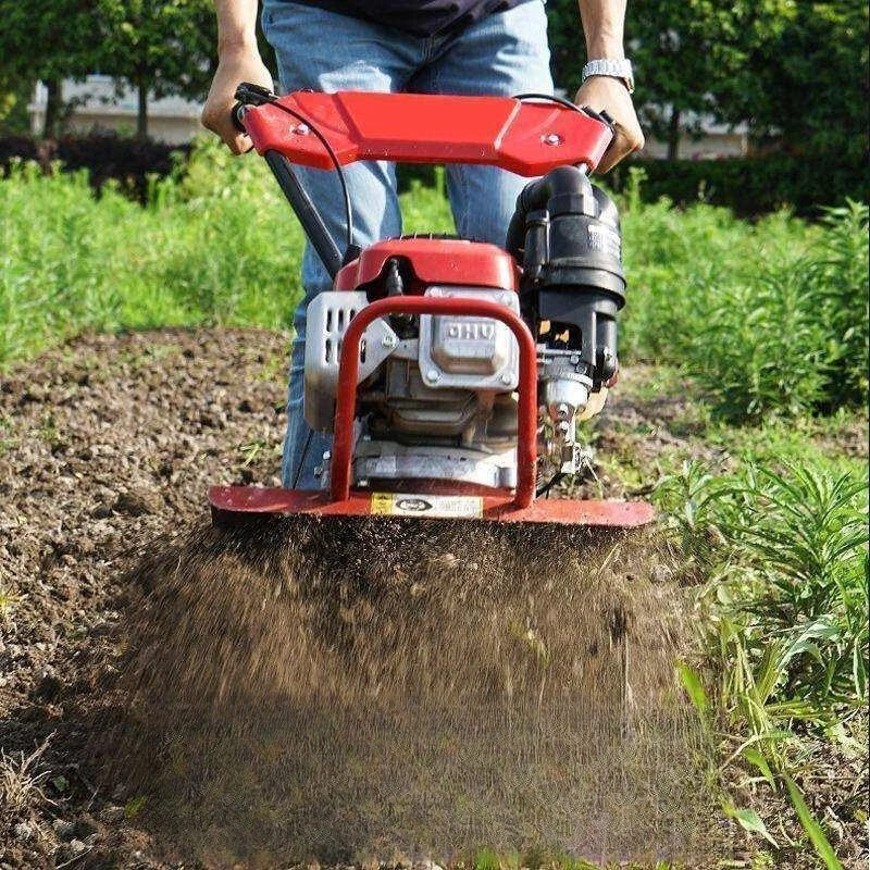 New micro tiller, small household four-stroke rotary tiller